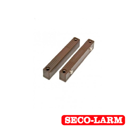 Imagen de CONTACTO MAGNÉTICO DE USO RUDO SECOLARM SM-216/BR / COLOR MARRÓN/ SEPARACIÓN DE CONTACTO DE 7 CM/ SALIDA DE ALARMA N.C./ MONTAJE SUPERFICIAL/ COMPATIBLE CON TODOS LOS SISTEMAS DE ALARMAS CABLEADOS.