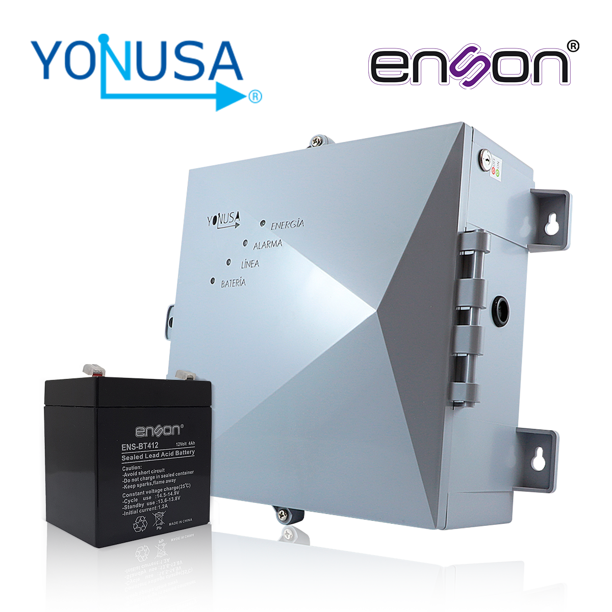 Imagen de KIT EB BATERIA+ENERGIZADOR YONUSA EY NG 12000 1+ ENS-BT412 O EQUIVALENTE
