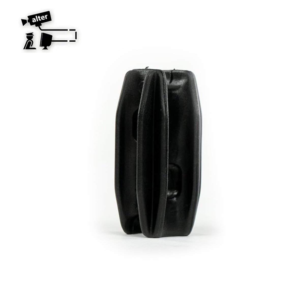 Imagen de AISLADOR DE ESQUINA PARA POSTE DE 1/2 O 3/4PULGADA COLOR NEGRO PARA CERCAS ELECTRIFICADAS. ALTER ALT-AIS3 VENTA POR PIEZA