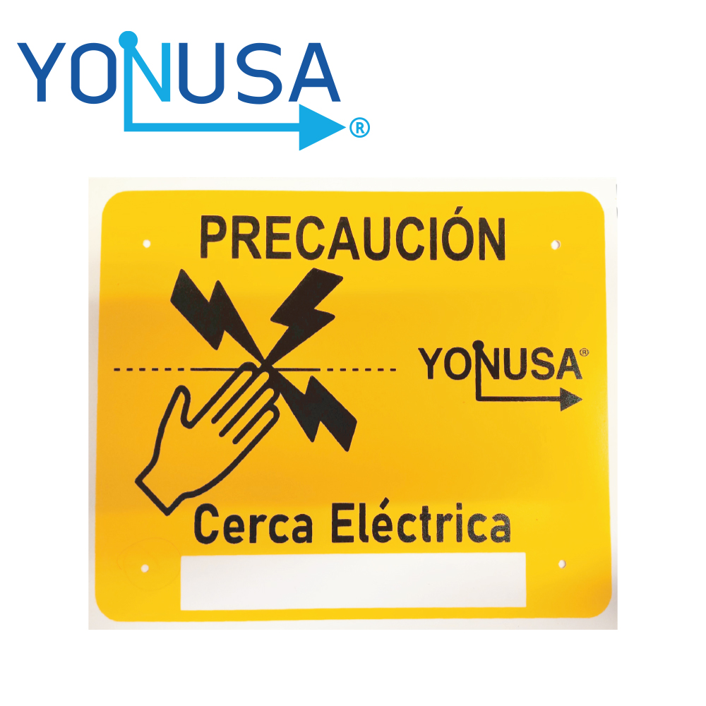 Imagen de LETRERO PRECAUCION ALTO VOLTAJE PARA COLOCAR EN CERCA ELECTRICA