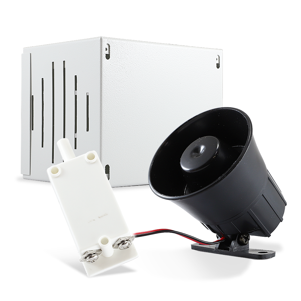 Imagen de KIT SIRENA DE 15W PARA EXTERIOR INCLUYE SIRENA 15W SRE108 + GABINETE METÁLICO PARA EXTERIOR + TAMPER
