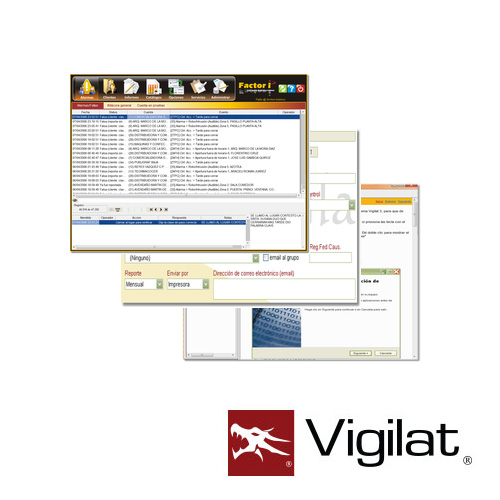 Imagen de SOFTWARE DE MONITOREO VIGILAT PARA 500 CUENTAS Y 4 PUESTOS DE OPERACION AL MISMO TIEMPO, SE PUEDEN INCLUIR DE 1 HASTA 16 RECEPTORAS (CON CUALQUIER COMBINACIÓN DE MARCAS Y MODELOS SOPORTADOS)