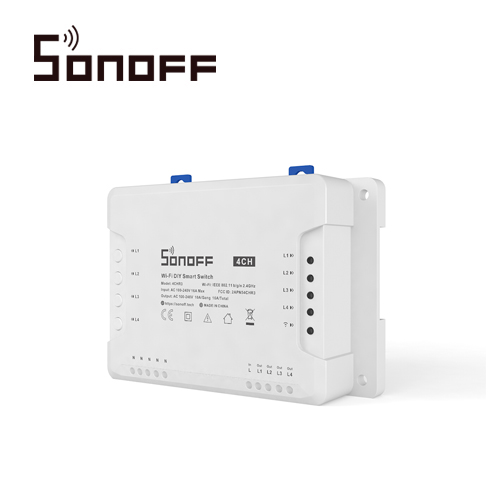 Imagen de INTERRUPTOR INTELIGENTE CON 4 RELEVADORES NC/NO SONOFF 4CH PRO R3 WIFI 2.4 GHZ HASTA 10AMP POR CANAL 40 AMP TOTALES PARA SOLUCION DE SMART HOME CON TEMPORIZADOR, MONTAJE DIN RAIL Y TRES MODOS DE TRABAJO PARA IOS Y ANDROID COMPATIBLE CON ALEXA/GOOGLE HOME/IFTTT (IFTTT REQUIERE CUENTA VIP)