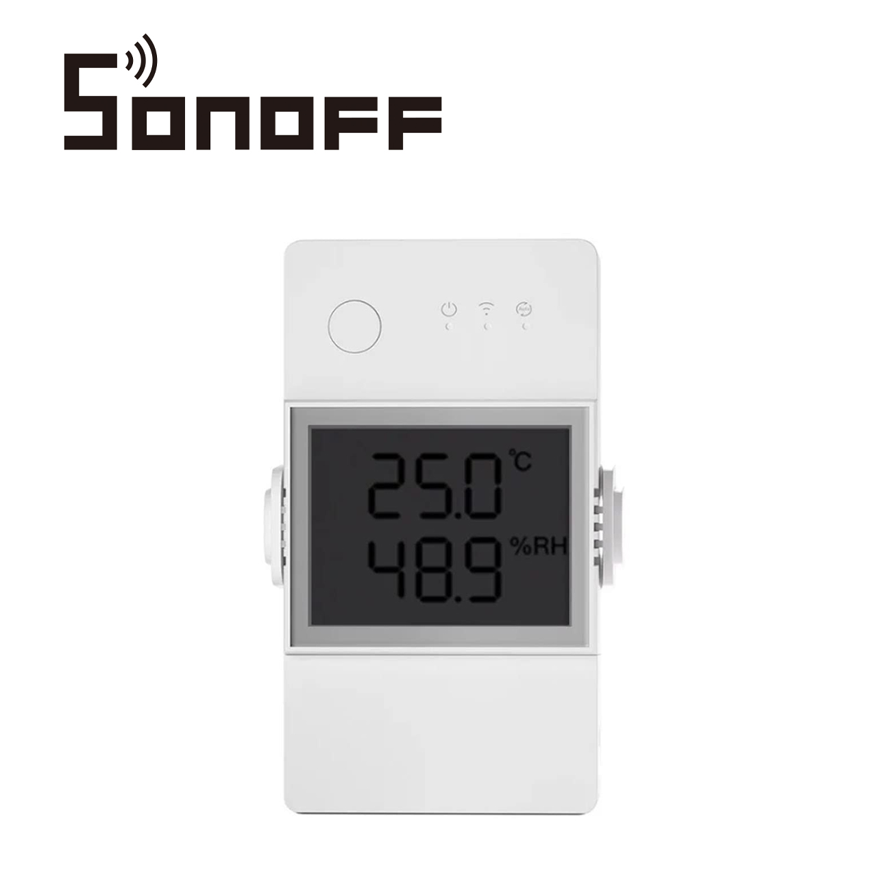 Imagen de INTERRUPTOR INTELIGENTE CON MONITOREO DE TEMPERATURA Y HUMEDAD SONOFF THR320D CON DISPLAY CONEXIÓN WIFI 2.4GHZ SOPORTA HASTA 20A COMPATIBLE CON ASISTENTES VIRTUALES