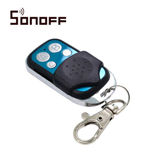 Imagen de CONTROL REMOTO RF SONOFF REMOTE 433 4 BOTONES TAPA DESLIZABLE BATERIA 27A FRECUENCIA 433.92 MHZ CODIGO FIJO