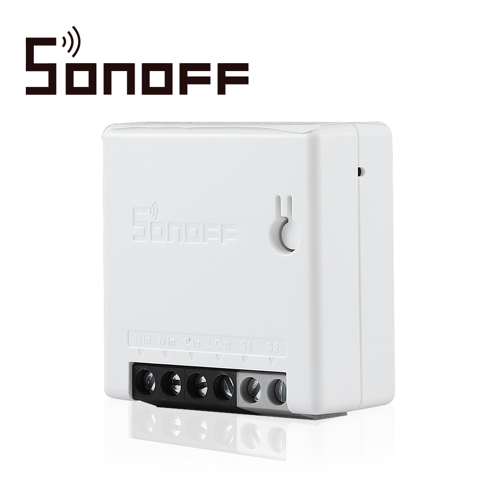 Imagen de APAGADOR DE PARED INWALL ON/OFF SONOFF MINIR2 SMART INALAMBRICO WIFI PARA SOLUCION DE SMART HOME CON TEMPORIZADOR PARA IOS Y ANDROID COMPATIBLE CON ALEXA/GOOGLE HOME/IFTTT 1CH WIFI 2.4GHZ