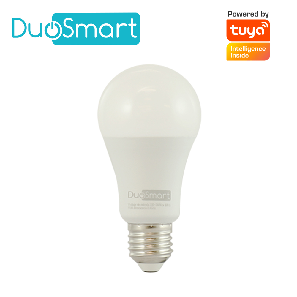 Imagen de FOCO INTELIGENTE MULTICOLOR RGB WIFI 2.4GHZ DUOSMART S10 COMPATIBLE CON ALEXA Y GOOGLE HOME CON TEMPORIZADORES COMPATIBLE CON ESCENAS DE AUTOMATIZACION EN CONJUNTO CON OTROS DISPOSITIVOS