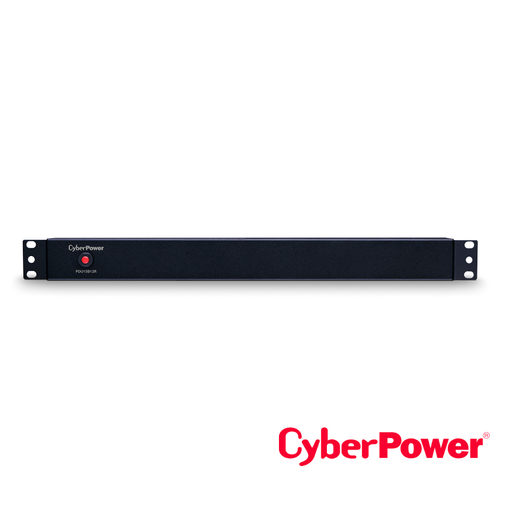Imagen de PDU CYBERPOWER PDU15B12R RACK 1UR / 120VAC / 12 CONTACTOS NEMA 5-15R / PROTECCIÓN 15A