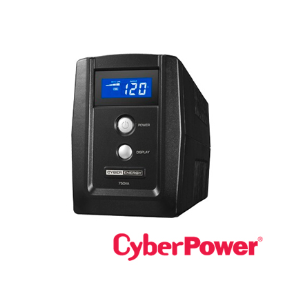 Imagen de NO BREAK UPS TIPO TORRE OM750ATLCD CYBERPOWER 750VA/300WATTS/DISPLAY/ 3 CONTACTOS CON RESPALDO DE BATERIA Y SUPRESION DE PICOS/ 3 CONTACTOS CON SUPRESION DE PICOS/LINEA INTERACTIVA/GREEN POWER/ PUERTOS RJ45/ USB PARA ADMINISTRACION LOCAL