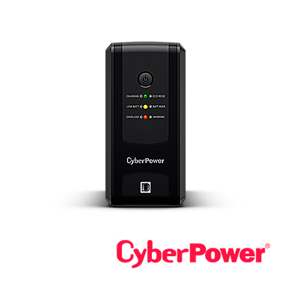 Imagen de NO BREAK UPS TIPO TORRE UT750GU CYBERPOWER 750VA/375W 4 CONTACTOS CON RESPALDO-SUPRESIÓN DE PICOS / 4 CONTACTOS CON SUPRESOR DE PICOS/LINEA INTERACTIVA/GREEN POWER/ PUERTO USB ADMINISTRACION LOCAL
