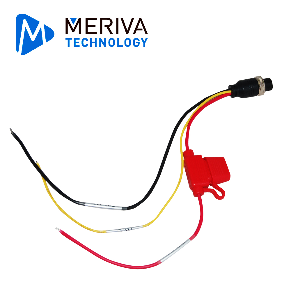 Imagen de CABLE DE ALIMENTACION MERIVA TECHNOLOGY MDVR-SOURCE COMPATIBLE PARA TODOS LOS MODELOS DE GRABADORES MOVILES (EXCEPTO MDC220 / MDC230 Y MDC240) / CONECTOR DIN DE AVIACION