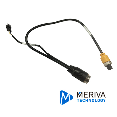 Imagen de CABLE CONVERTIDOR DIN DE AVIACION DE 10PIN A 4PIN MERIVA TECHNOLOGY MODELO M10P48000 / COMPATIBLE CON MONITOR MA04KIT Y GRABADORES SERIE MX1N Y MM1N