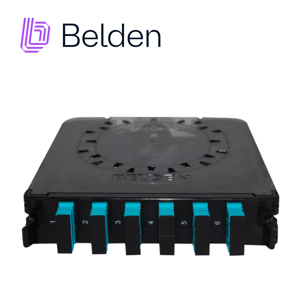 Imagen de CASSETE BELDEN FC3X06SDFS 6 ADAPTADORES SC 12 HILOS MULTIMODO OM3