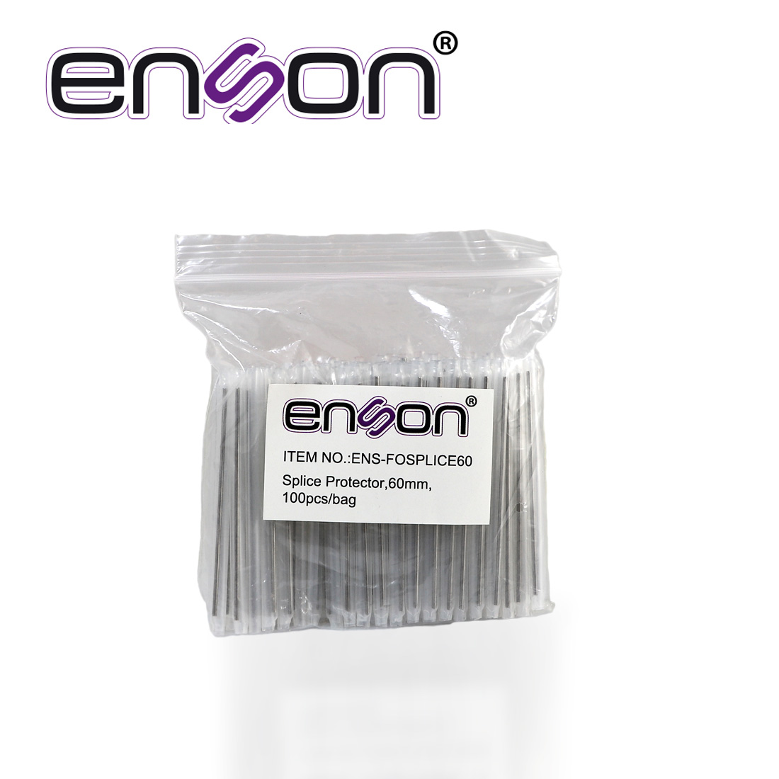 Imagen de MANGA DE EMPALME ENSON ENS-FOSPLICE60 LARGO 60 MM PAQUETE CON 100 PIEZAS