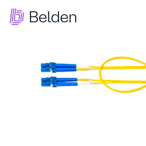 Imagen de JUMPER DE FIBRA OPTICA MONOMODO BELDEN FPSLDLD003M / INTERIOR  / AMARILLO / OS2 / LC DUPLEX - LC DUPLEX /  9/125 MICRAS / OFNR / 3 METROS