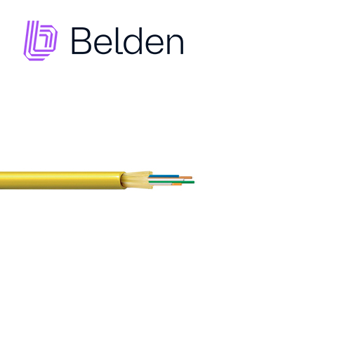 Imagen de FIBRA OPTICA BELDEN FISD006R9 / INTERIOR / AMARILLO / OS2 / 6 HILOS / FORRO PVC / OFNR / BOBINA / 3,280 PIES 1,000 METROS