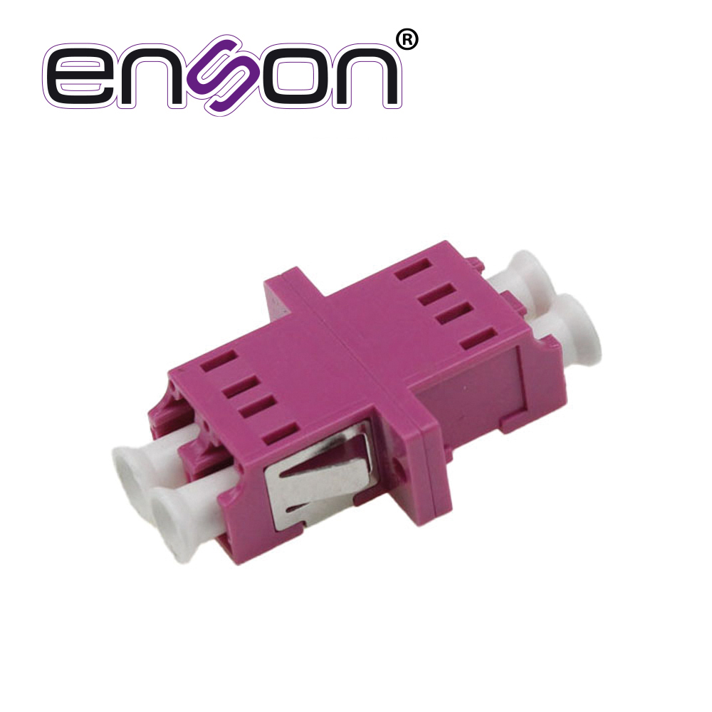 Imagen de CONECTOR MODULAR DE FIBRA OPTICA ENSON ENS-LCUPC-OM4 CONECTOR DUPLEX LC-UPC OM4