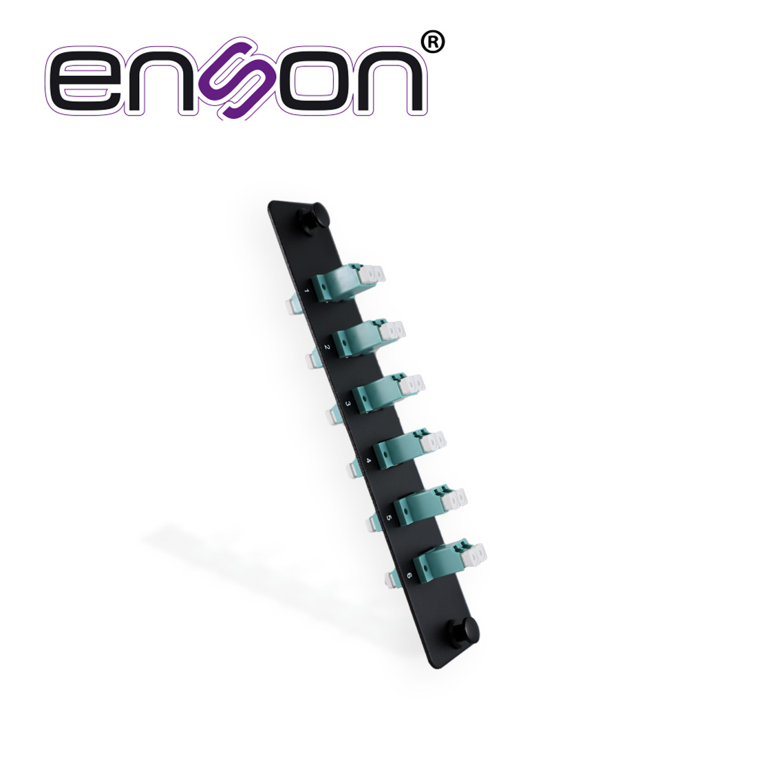 Imagen de MINI PANEL DE FIBRA OPTICA ENSON ENS-PA6LCMM 6 CONECTORES LC TIPO MULTIMODO OM3